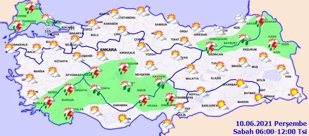 HAVA DURUMU | Meteorolojiden İstanbul ve birçok il için gök gürültülü sağanak uyarısı!-2