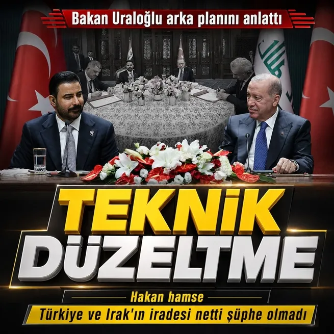 İmza töreninde teknik düzeltme! Bakan Uraloğlu ne yaşandığını anlattı