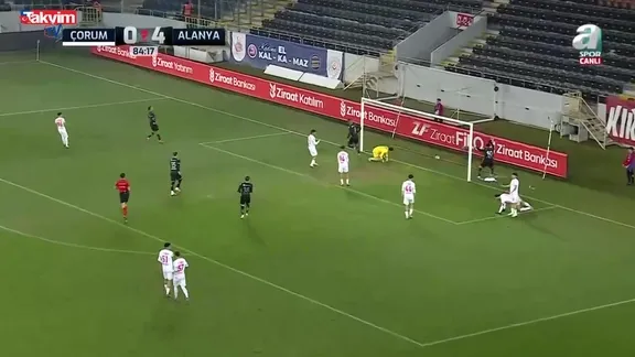GOL: Çorum FK 0 - 5 Alanyaspor | Steve Mounie