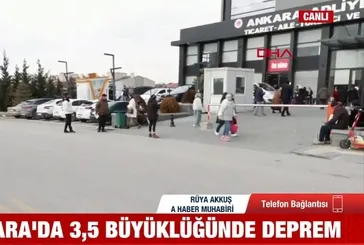 Ankara'da deprem! AFAD büyüklüğü açıkladı!