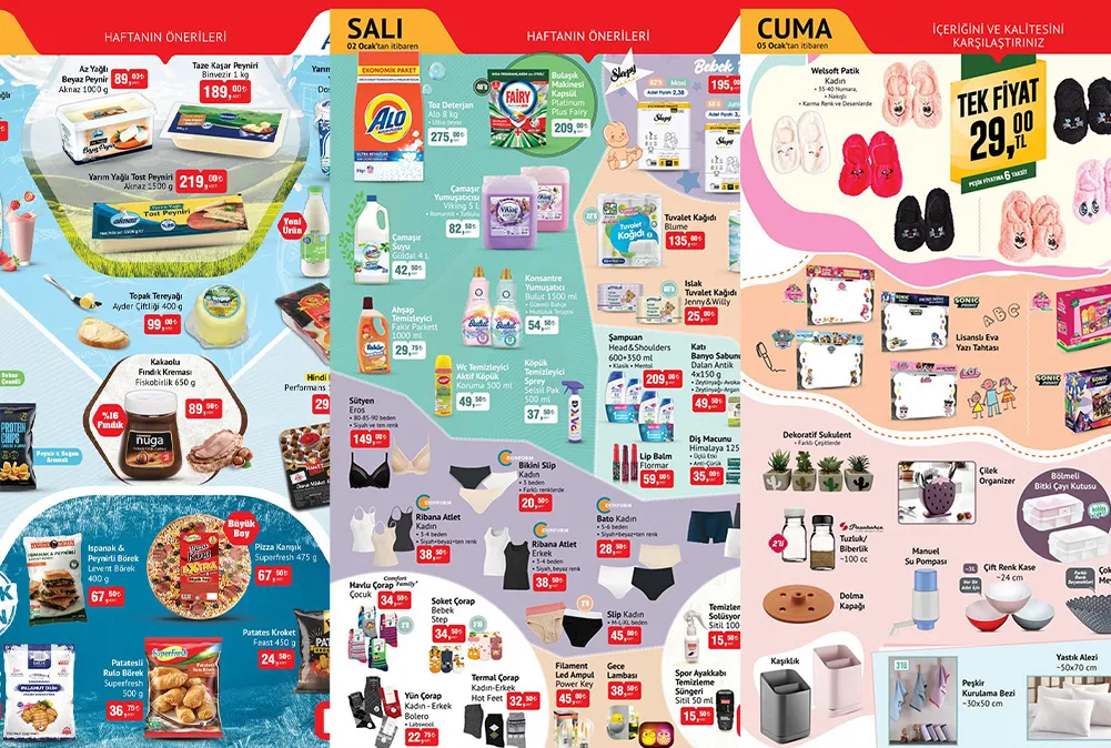 BİM 5 Ocak 2024 aktüel kataloğu!