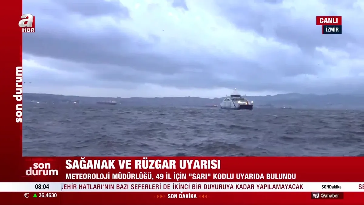 Meteoroloji'den sağanak ve rüzgar uyarısı!
