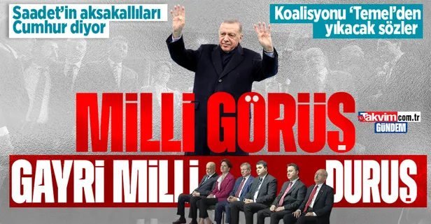 7'li koalisyonun 'Saadet'i bozulacak: 'Milli Görüş'ün önde gelen ismi Mehmet Bingöl'den Başkan Erdoğan'a destek