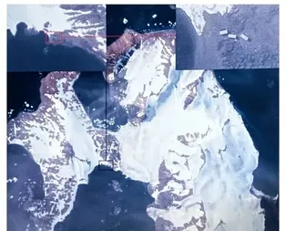 Uzaydan çekildi! İşte Antarktikadaki Türk Bilim Üssü