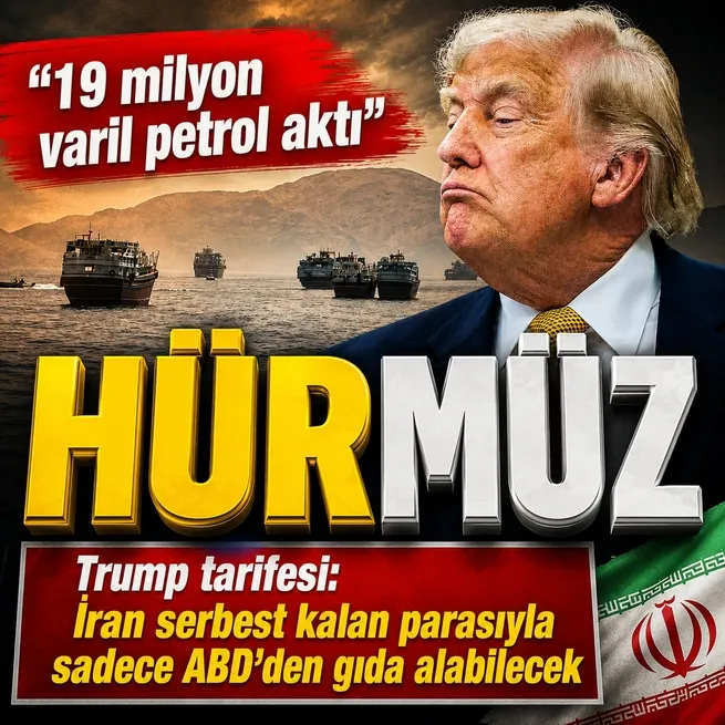 Trump duyurdu: Hürmüzde petrol akışı rekoru! İranın serbest kalan parası: Sadece ABDden alabilecek