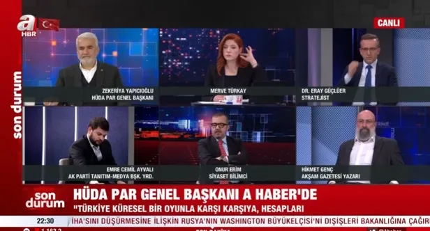 huda-par-genel-baskani-zekeriya-yapicioglu-a-haberde-aciklamalarda-bulundu-turkiye-kuresel-bir-oyunla-karsi-ka-1678823863018.jpeg HÜDA PAR Genel Başkanı Zekeriya Yapıcıoğlu, A Haber'de açıklamalarda bulundu: Türkiye küresel bir oyunla karşı karşıya-6