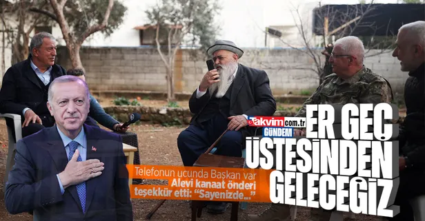 Hatay'da Alevi Kanaat Önderi Nasreddin Eskiocak'tan Başkan Erdoğan'a teşekkür!