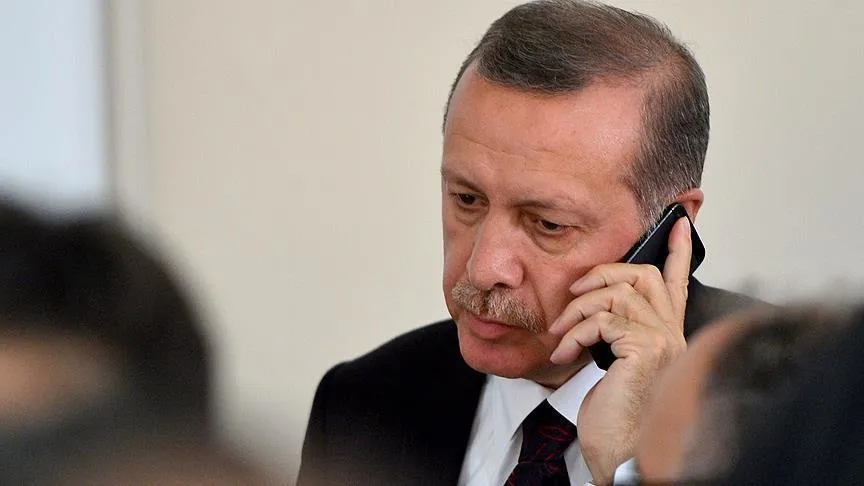 Cumhurbaşkanı Erdoğan'dan telefon trafiği