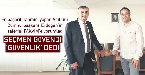 Seçmen güvendi ‘güvenlik’ dedi