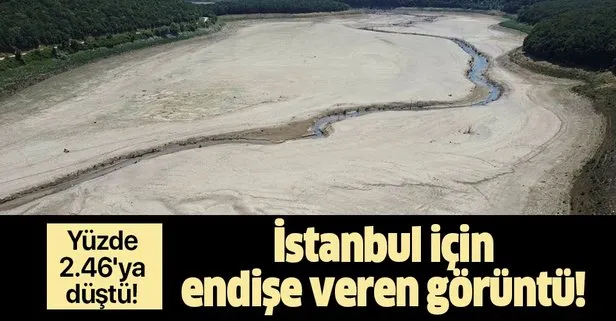 İstanbul’un su ihtiyacını karşılayan Kazandere ile Pabuçdere barajları kurudu