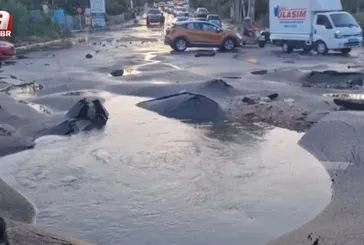 Bodrum’da yine su isale hattı patladı! Bodrum’un altyapı çilesi bitiyor