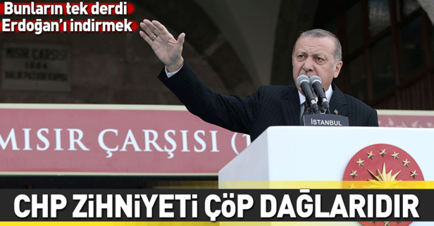 Cumhurbaşkanı Erdoğan Mısır Çarşısı’nın açılışını yaptı