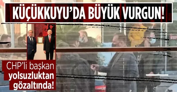 CHP’li başkan yolsuzluktan gözaltında!