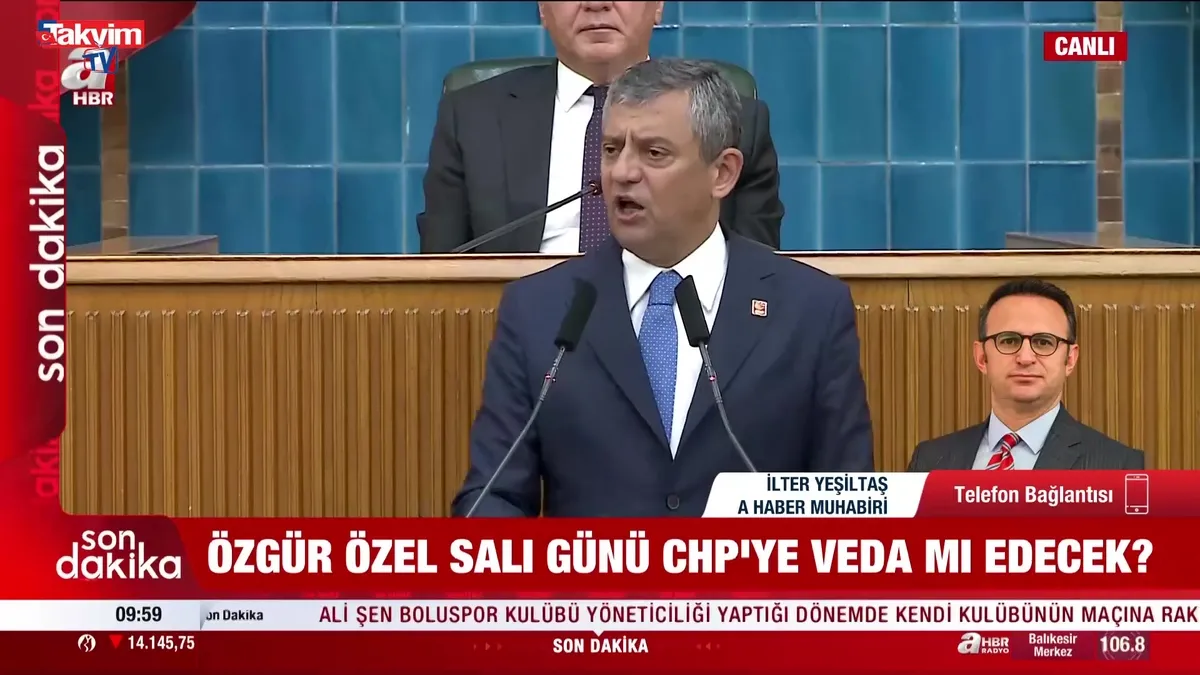 Özgür Özel'in yol haritası belli oldu