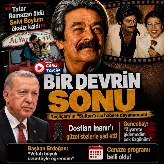 Yeşilçamın efsane ismi Kadir İnanır tedavi gördüğü hastanede hayatını kaybetti