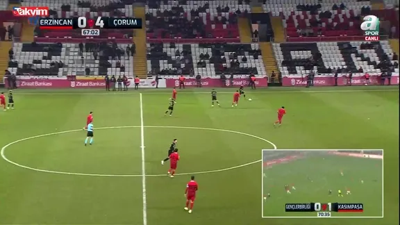 Erzincan Çorum maçında 5. gol!