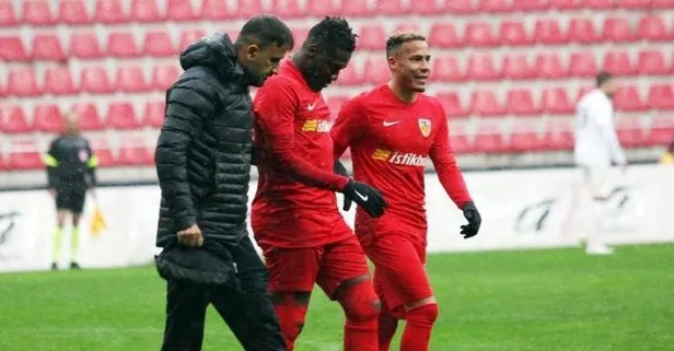 Kayserispor'da Asamoah Gyan sakatlandı