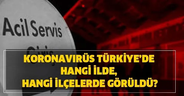 Gözler orada! İstanbul, Ankara, İzmir, Kayseri ve Sakarya coronavirüs var mı? Türkiye’de Koronavirüs hangi ilde, hangi ilçelerde var?