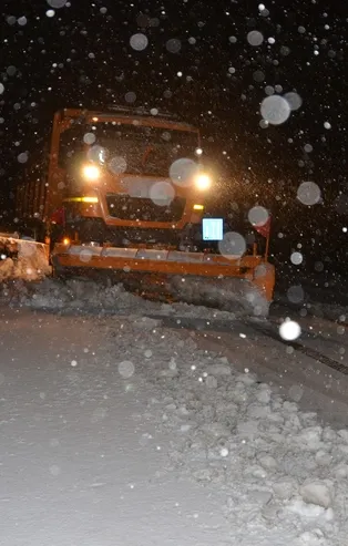 Antalya'da kar yağışı başladı
