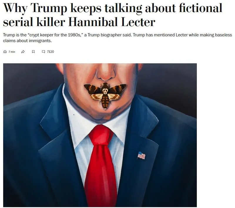 Donald Trump’ın yamyam merakı! Yasadışı göçmenlere dehşet verici gönderme: Her mitinginde Hannibal Lecter’i anıyor-2