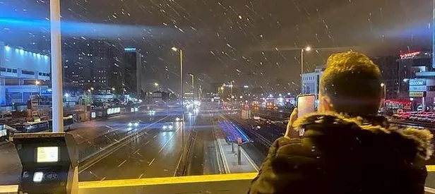 İstanbul’da kar yağışı