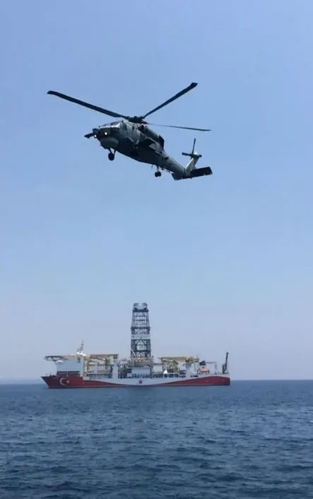 Milli Savunma Bakanlığı paylaştı! Yavuz sondaj gemisine Barbaros eşlik ediyor-3