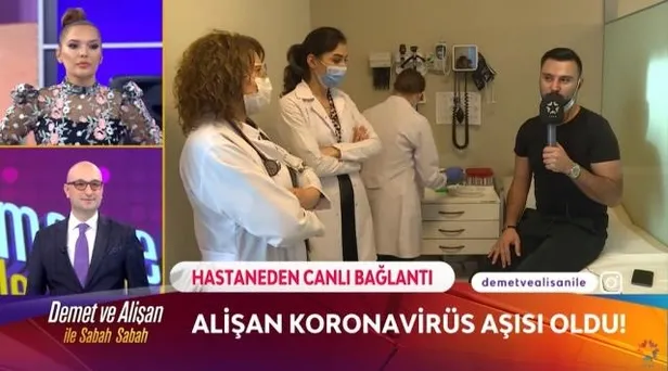 Alişan'dan örnek davranış! Canlı yayında koronavirüs aşısı olan Alişan: "İşin tek çözümü aşıysa ben de olmak istedim"-4