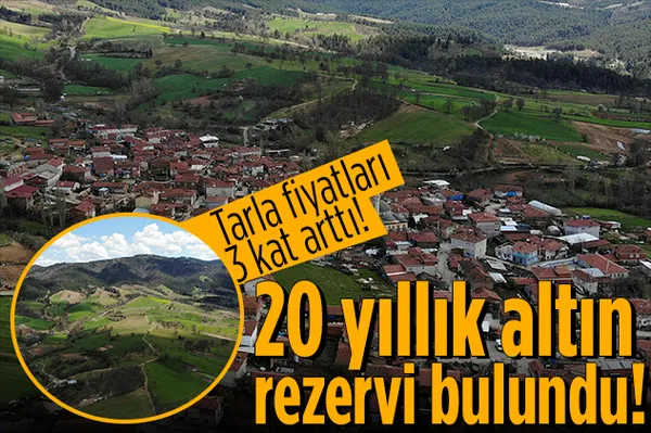 Bursa'da 20 yıllık altın rezervi! Tarla fiyatları 3 kat arttı-1