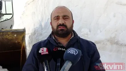 Mayıs ayında 5 metre! Muş’tan kar görüntüleri...