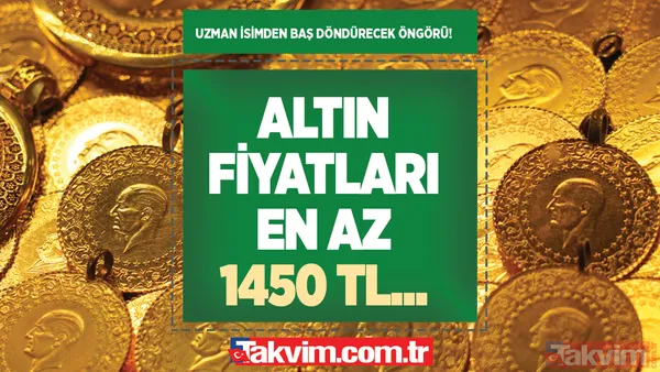 Dikiş tutturmaya çalışıyor! En az 1200 - 1450 lira arası... Altın fiyatlarını duyan kuyumcuya koştu! Uzman isimden gram altın için baş döndürecek öngörü! - 1