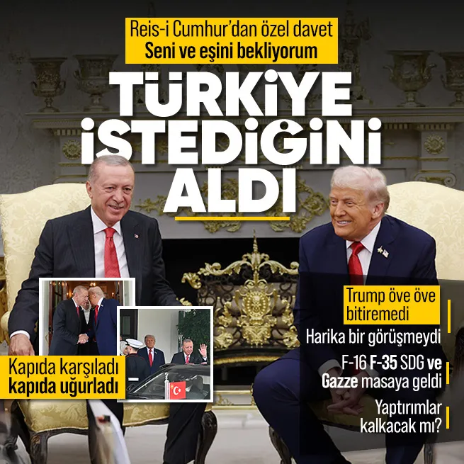 6 yıl sonra Beyaz Sarayda tarihi zirve! Başkan Erdoğan ve Trump görüşmesinde neler yaşandı? | Suriye, F-16, F-35, CAATSA yaptırımları ve Gazze...