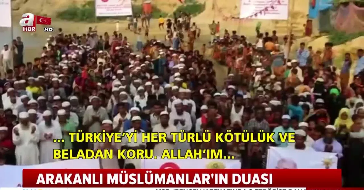 Arakanlı müslümanlardan Türkiye ve Binali Yıldırım için dua
