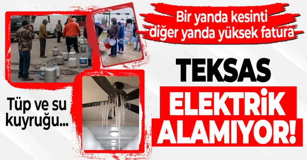 ABD'de kriz! Teksas'ın bir kısmı elektrik kesintisiyle bir kısmı da yüksek elektrik faturalarıyla boğuşuyor