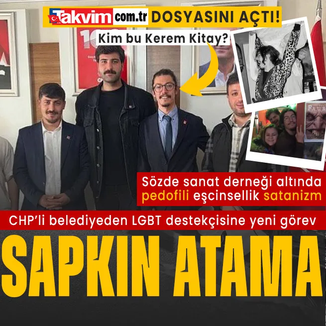 CHPli Beyoğlu Belediyesinden skandal! Çocukları LGBT destekçisine emanet ettiler | Takvim.com.tr dosyasını açtı: Kim bu Kerem Kitay?