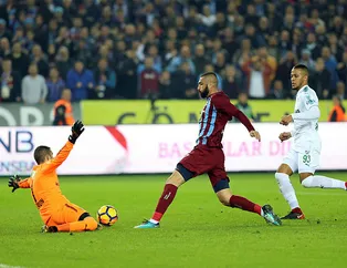 Trabzonspor - Bursaspor maçından kareler