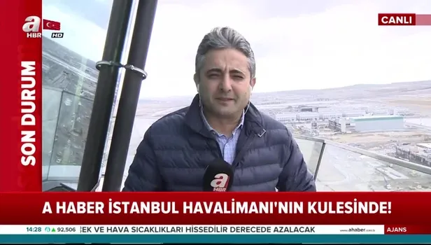 90 metrelik ödüllü kuleden ilk canlı yayın