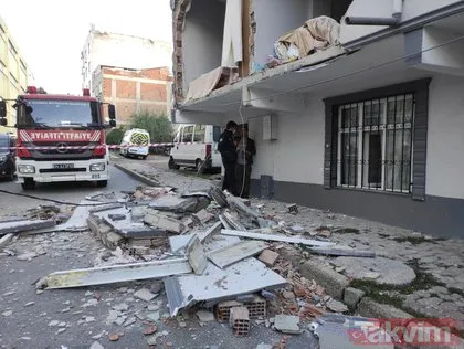 SON DAKİKA: İstanbul’da korkutan patlama! Binanın duvarı yıkıldı