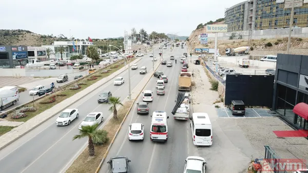 SON DAKİKA: 29 Nisan-17 Mayıs arasındaki yasağı yazlıklarında geçirmek isteyenler Bodrum'a akın etti! Trafik kilitlendi - 15