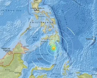 Filipinler’de 6,8 büyüklüğünde deprem