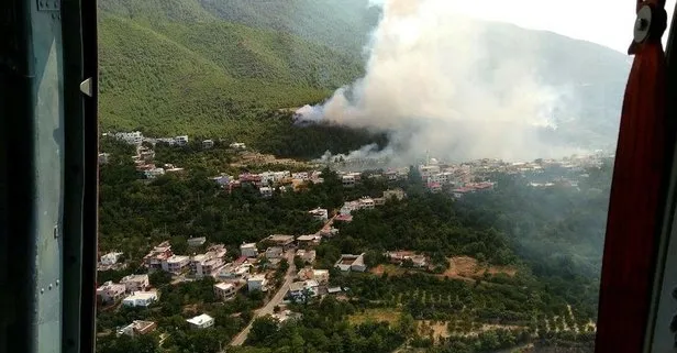 Hatay’da orman yangını!