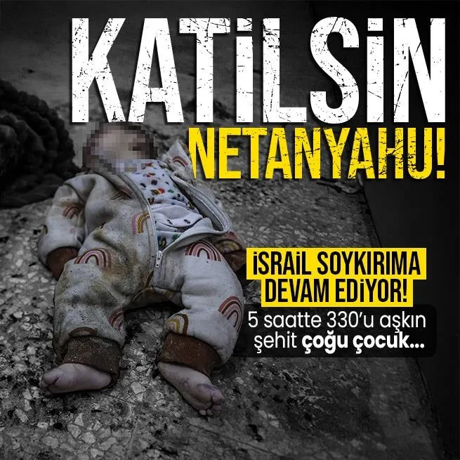 Ateşkesi bozan İsrailin Gazzeye saldırılarında çocuklar ölüyor!
