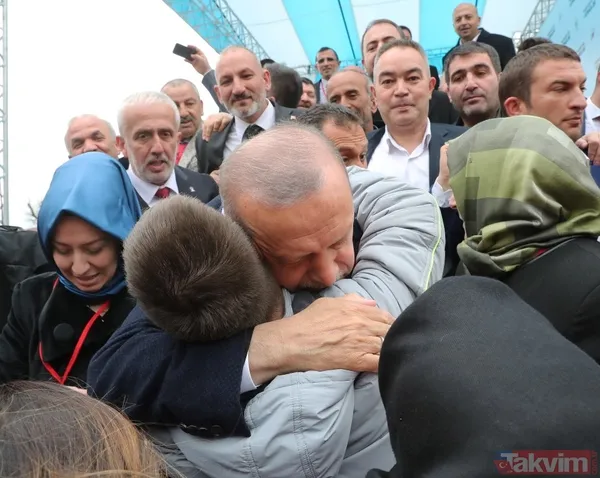 Başkan Erdoğan'a Düzce'de sevgi seli! - 1