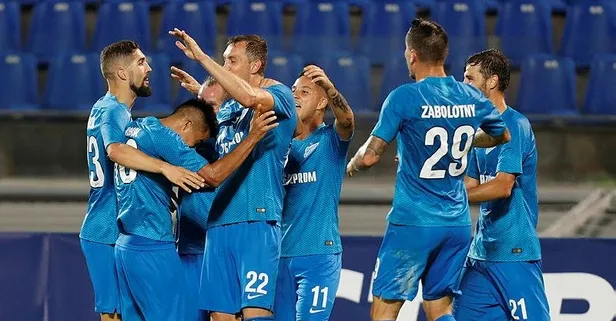 Zenit 4 yediği Minsk’i 8-1’lik skorla eledi