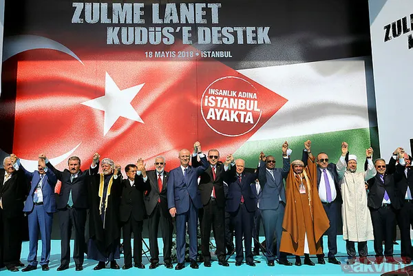 Yenikapı'da Tarihi Kudüs mitingi: Zulme Lanet Kudüs'e Destek - 22