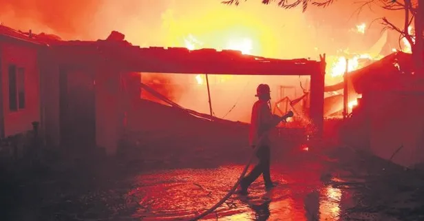 Amerika yanıyor! Acil durum ilan edildi: 2 kişinin hayatını kaybetti