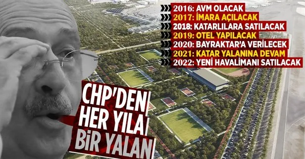 CHP’den Atatürk Havalimanı için her yıla bir yalan! İşte 2016’dan beri yürütülen algı operasyonunun ifşası