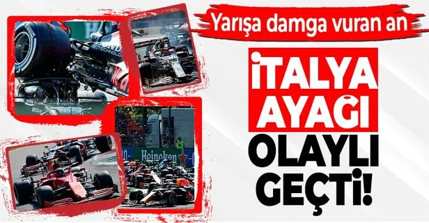 Formula 1’de olaylı İtalya Grand Prix’si! Ricciardo kazandı, Verstappen ve Hamilton yarış dışı kaldı...