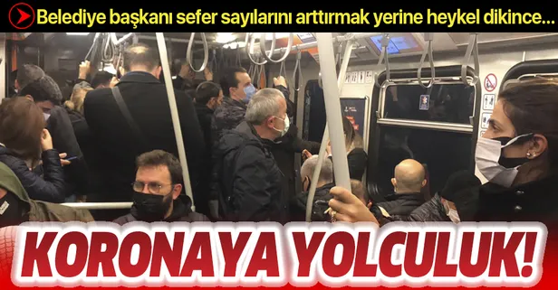 İstanbul'da pes dedirten görüntü! Toplu taşımada sırt sırta yolculuk