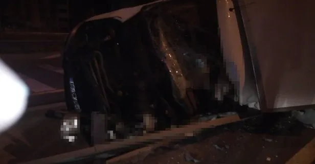 Yarış atı taşıyan kamyon devrildi: 2 ölü, 1 yaralı