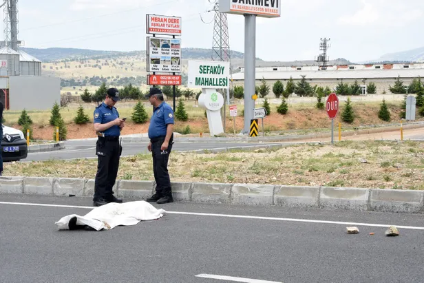 Konya'da korkunç kaza! Metrelerce sürüklendi-2